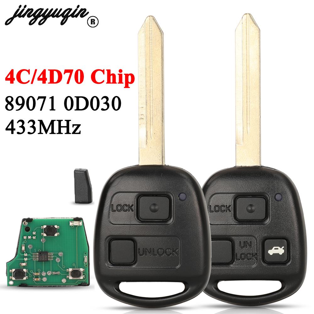 Keypad Alarm Panel - Jingyuqin 89071-0D030 Llave de coche con