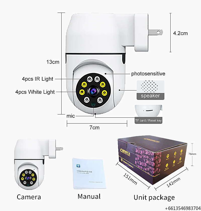 Home Security Wifi Camera - Cámara de Vigilancia para el Hogar,
