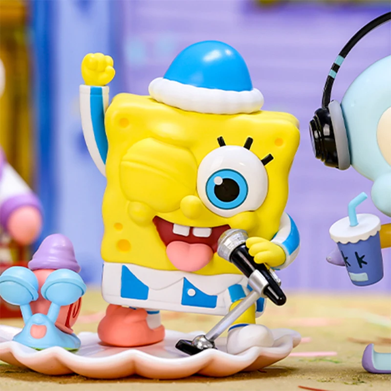 Home Security Box - POP MART-Pijama de Bob Esponja, serie