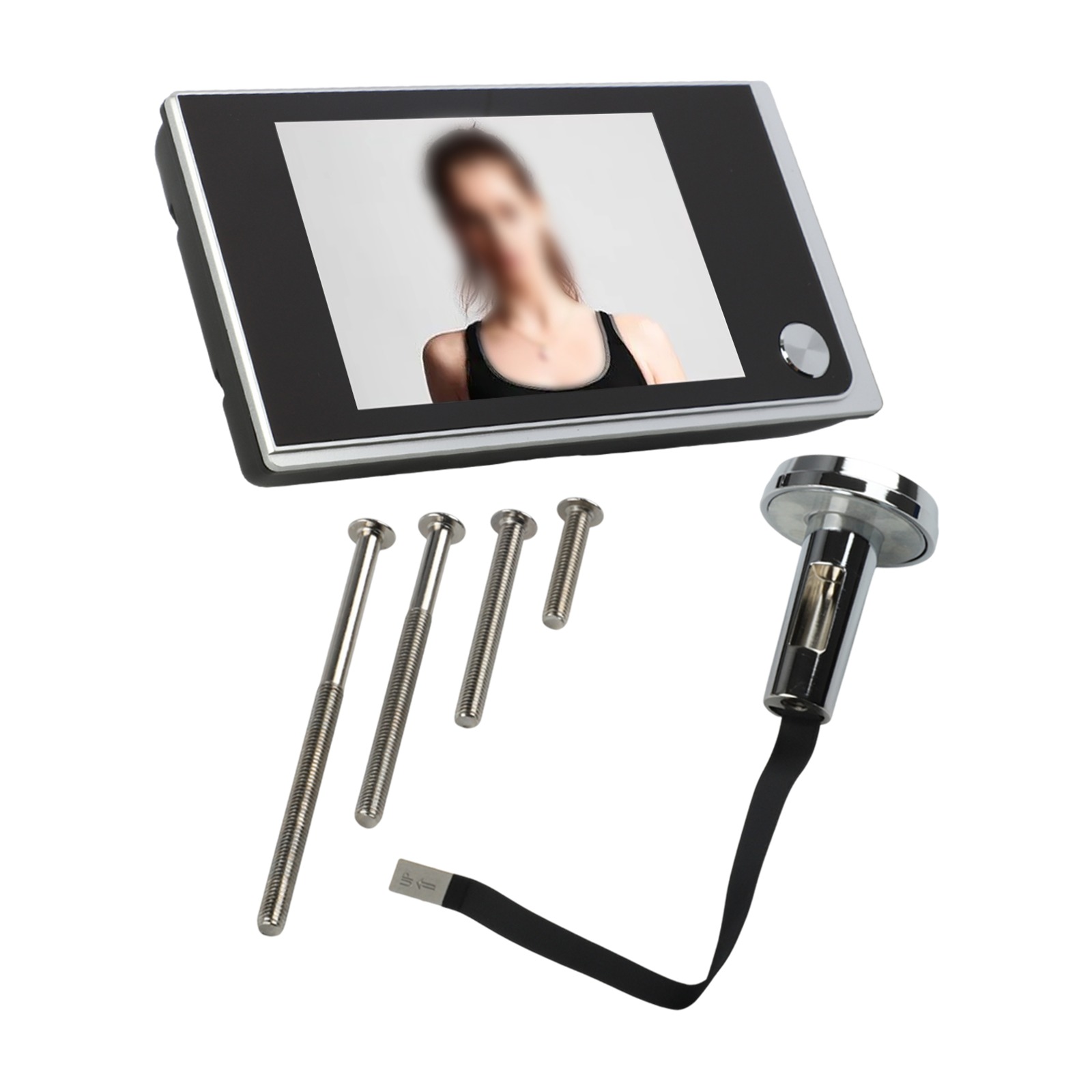 Home Security Ring Camera - Pantalla LCD de 3.5 pulgadas, 24H,