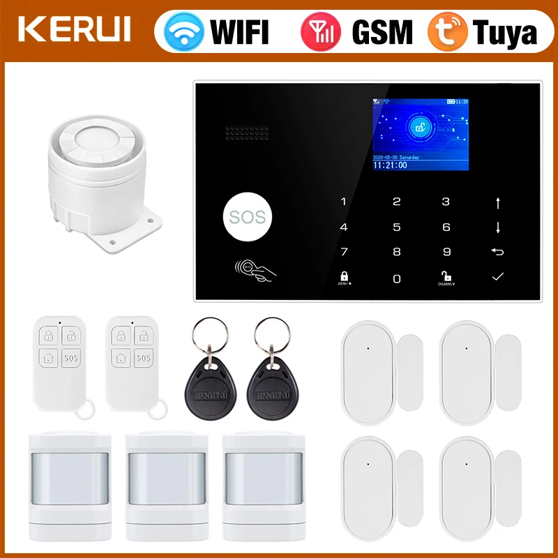 Keypad Alarm Panel - KERUI-sistema de alarma G30 para el