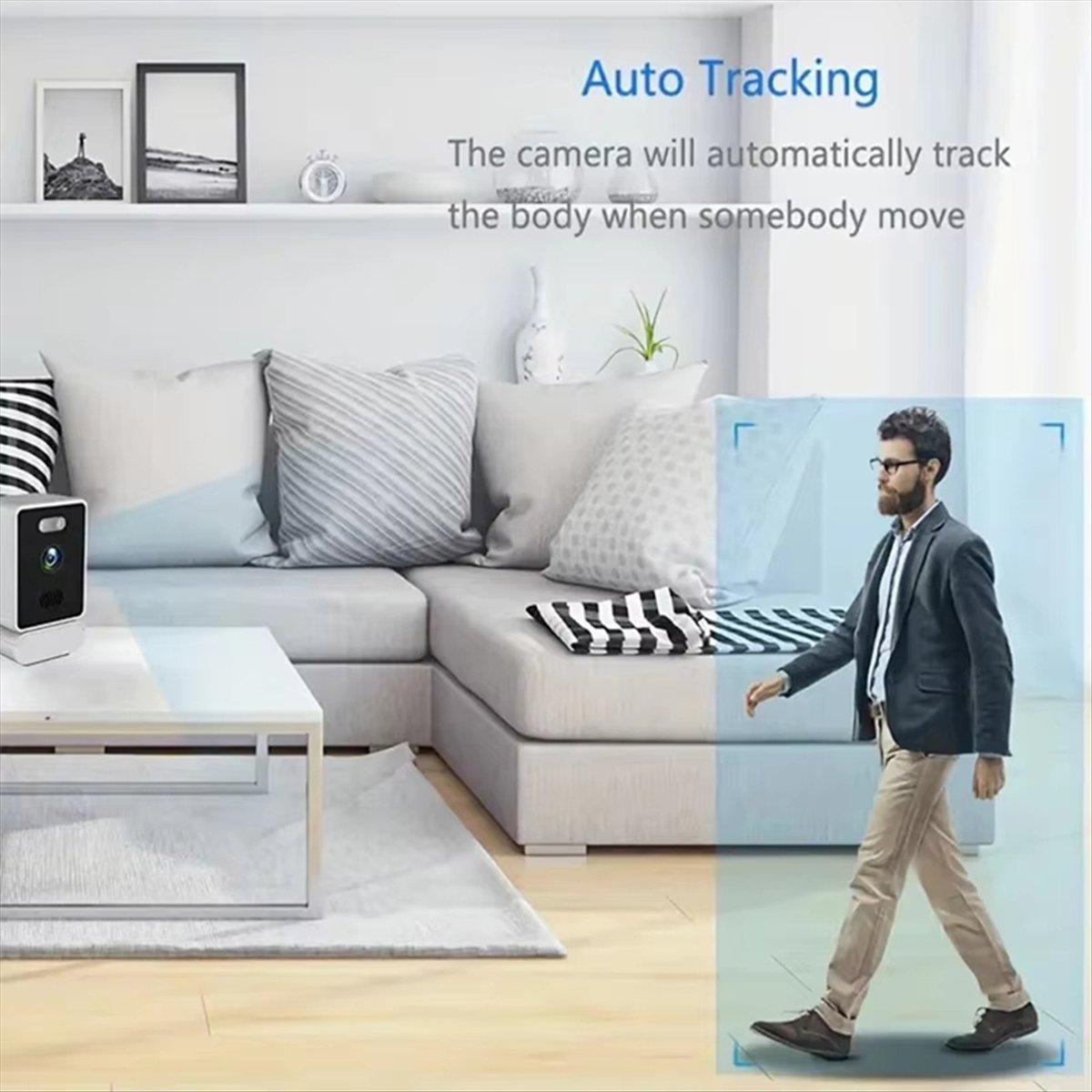 Home Security Video - Cámara IP HD A73T, inalámbrica, para