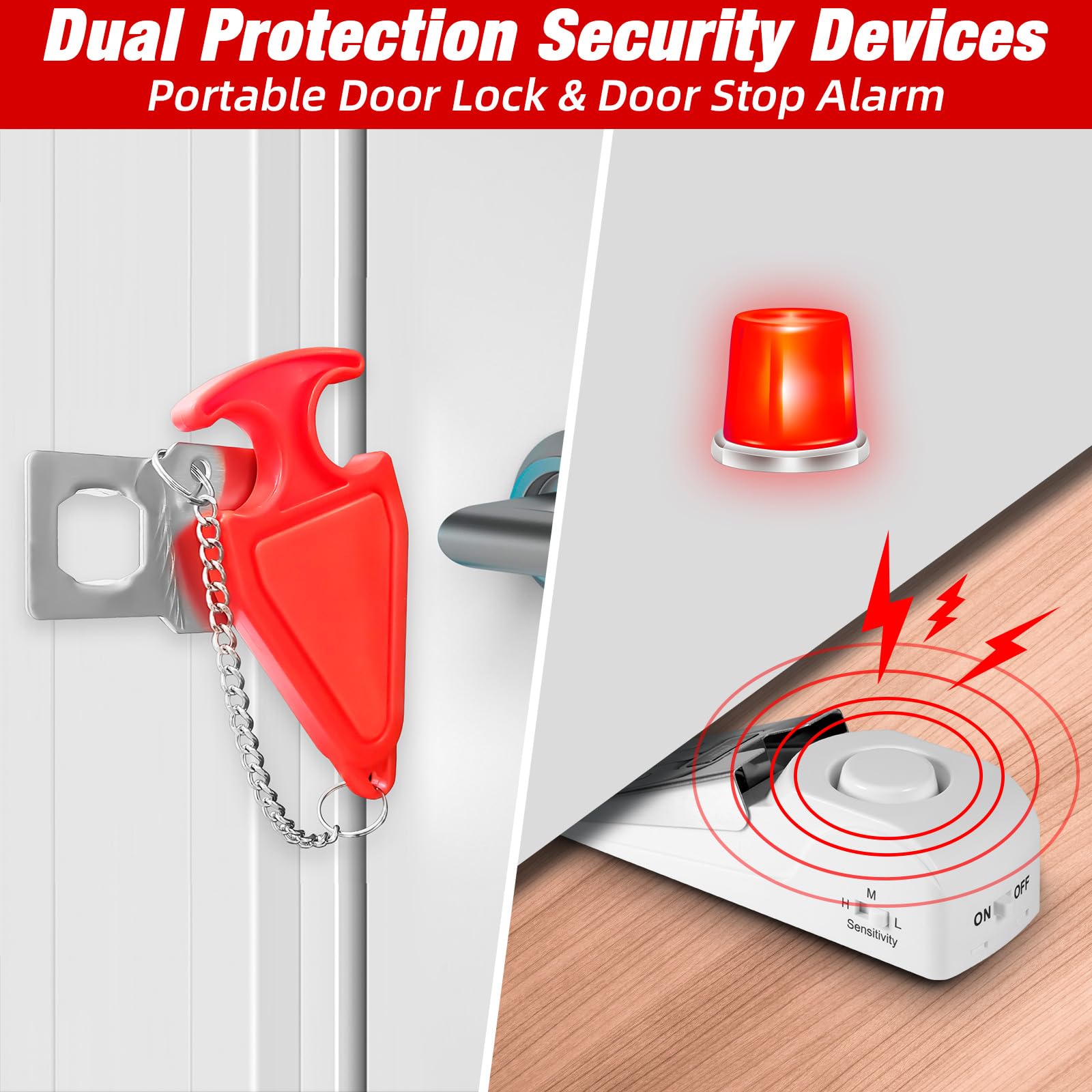 Alarma de tope de puerta portá - Home Security Installation reseña y precio