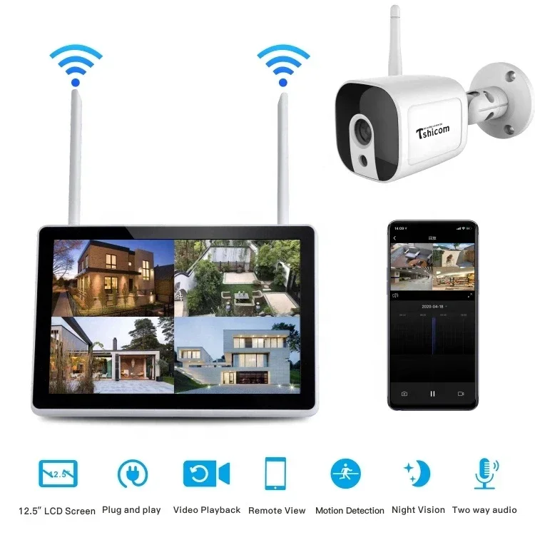 Kit NVR Wi-Fi Inteligente TUYA - Home Security And Camera System reseña y precio