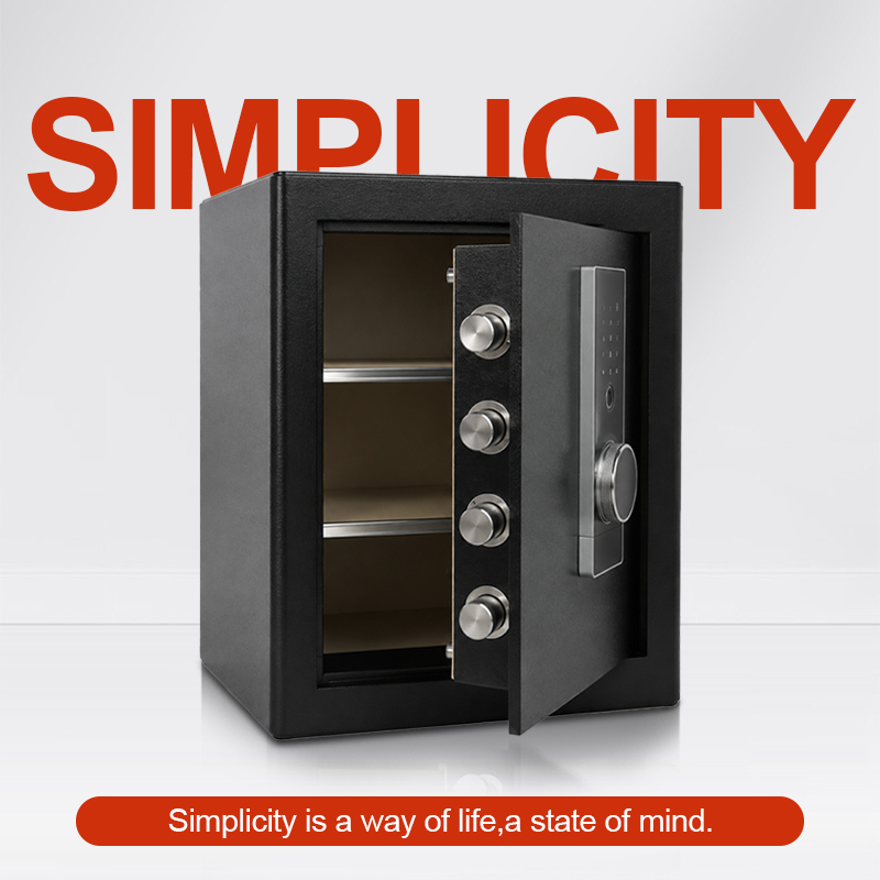 Caja fuerte biométrica con lec - Home Security Safe reseña y precio