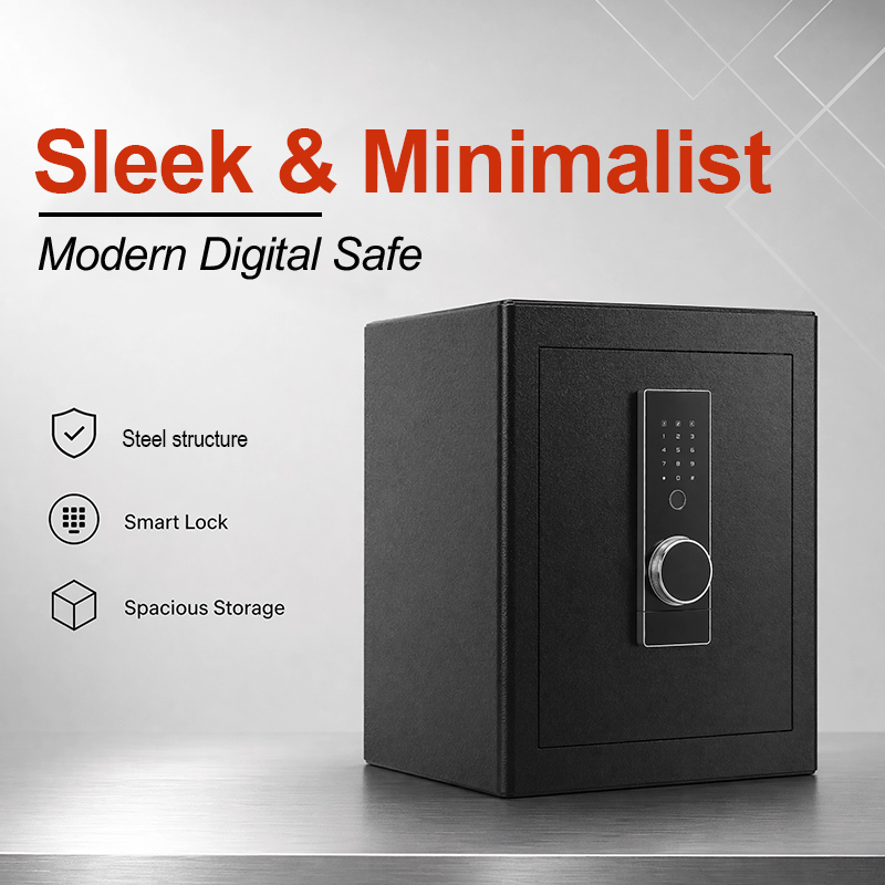 Caja fuerte biométrica con lec - Home Security Safe reseña y precio