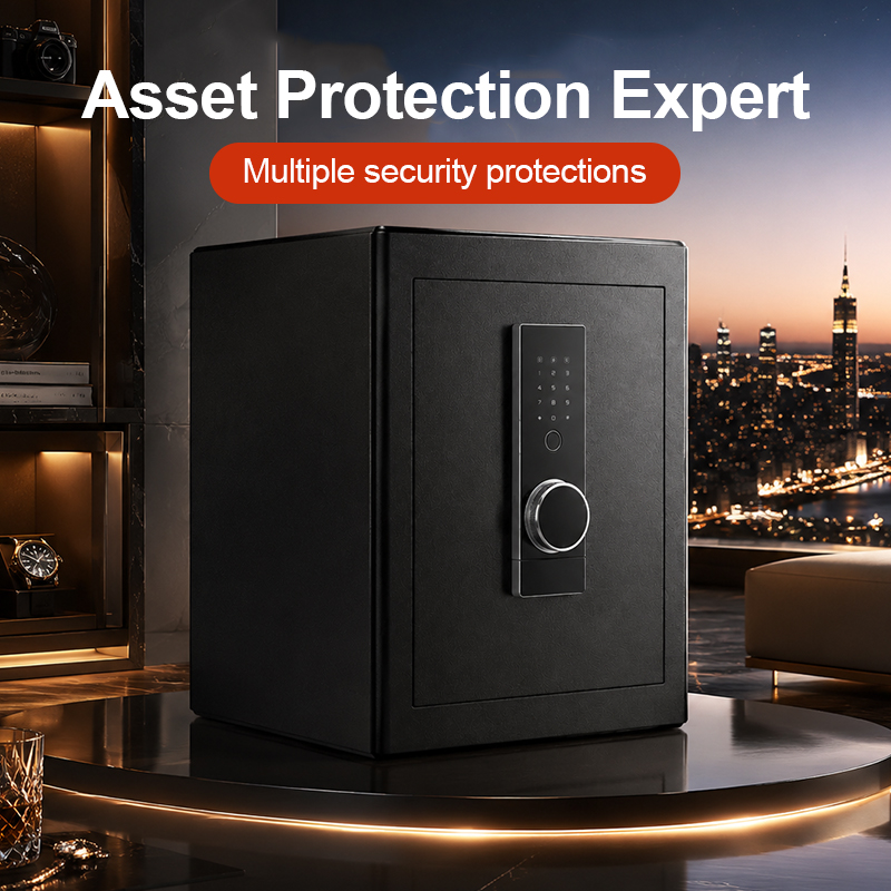 Caja fuerte biométrica con lec - Home Security Safe reseña y precio
