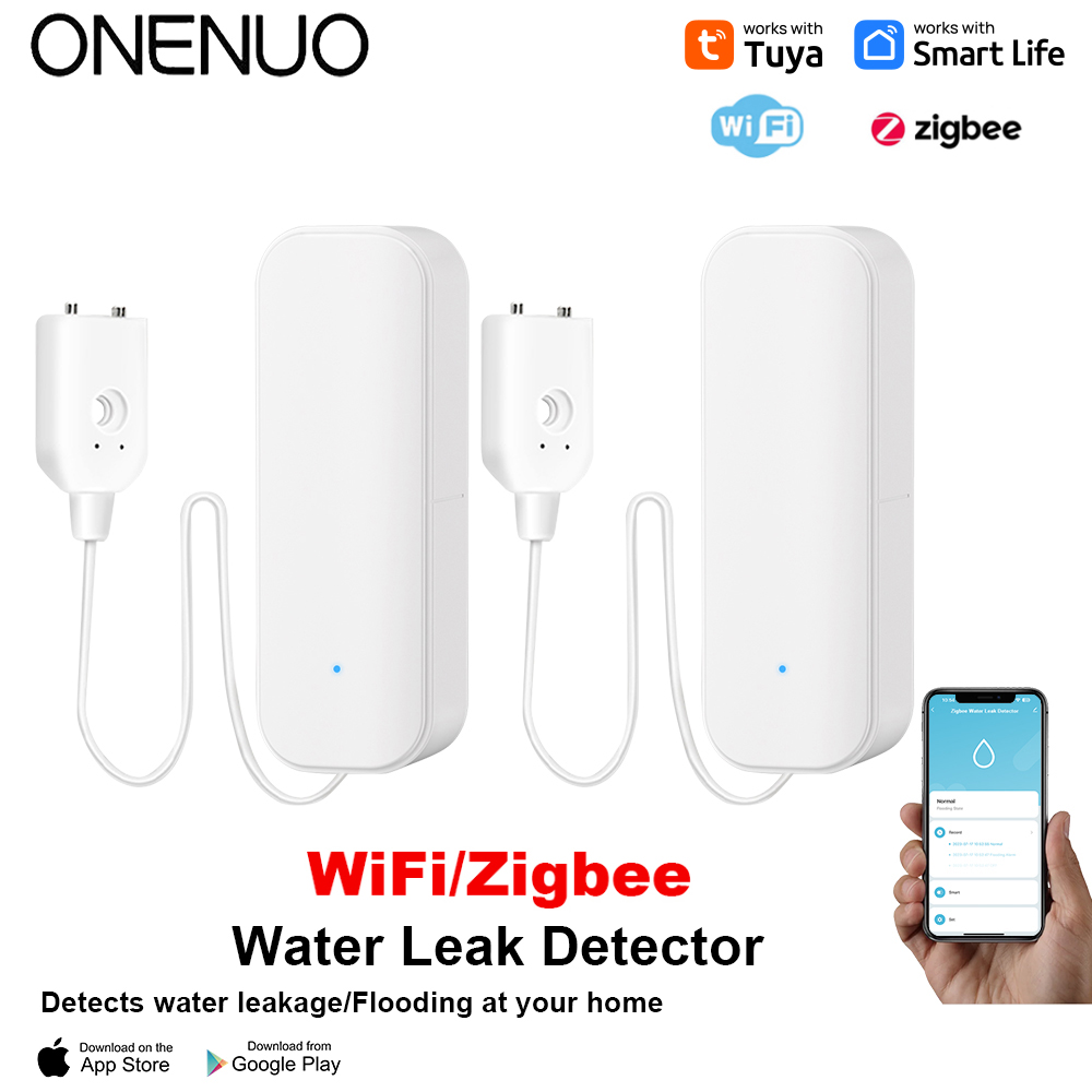 Sensor de agua WiFi/Zigbee, al - Home Security Installation reseña y precio