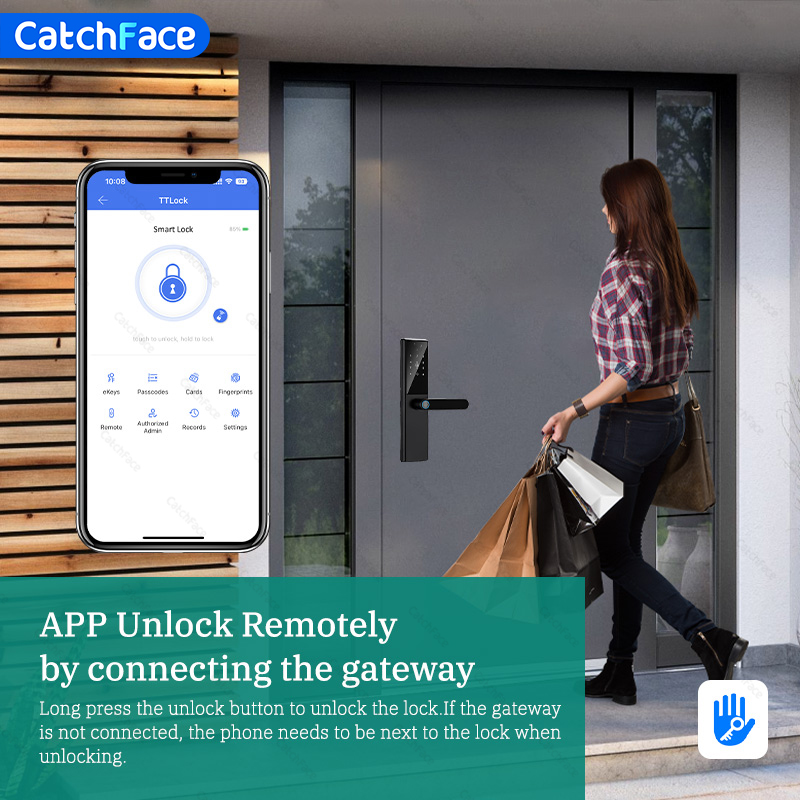 Cerradura de puerta con huella - Home Security Tips reseña y precio