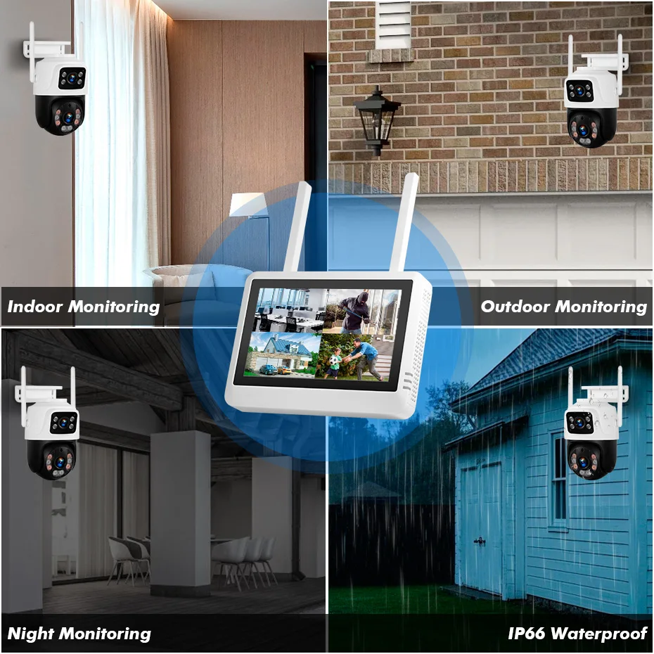 Sistema de seguridad NVR inalá - Home Security Video reseña y precio