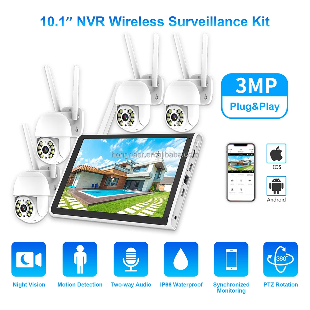 Kit de CCTV Hongnaer 2026, 3MP - Home Security And Camera System reseña y precio