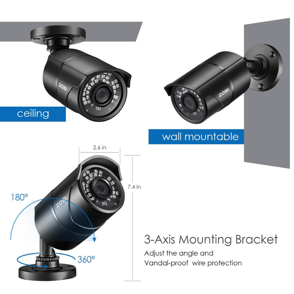 ZOSI-cámara de seguridad CCTV  - Home Security Video Systems reseña y precio