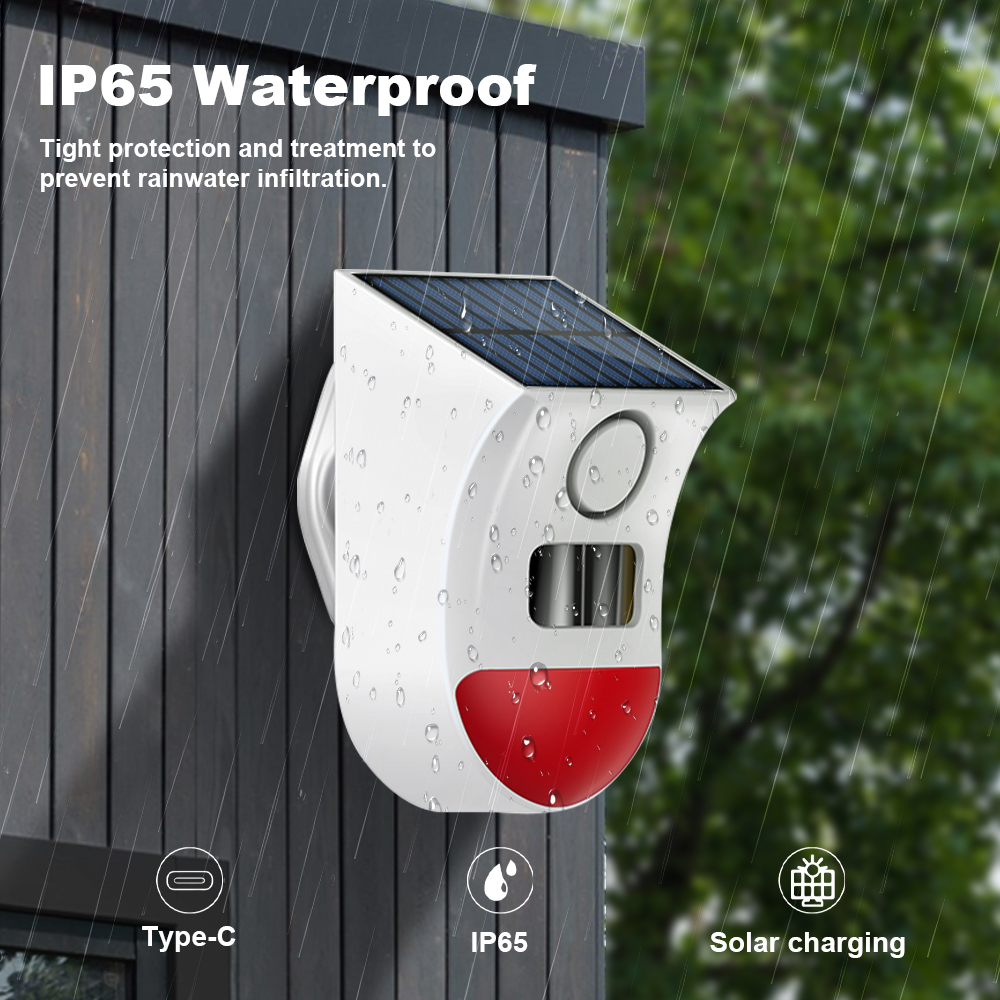 Sirena de Alarma Solar Tuya Zi - Home Security Tips reseña y precio