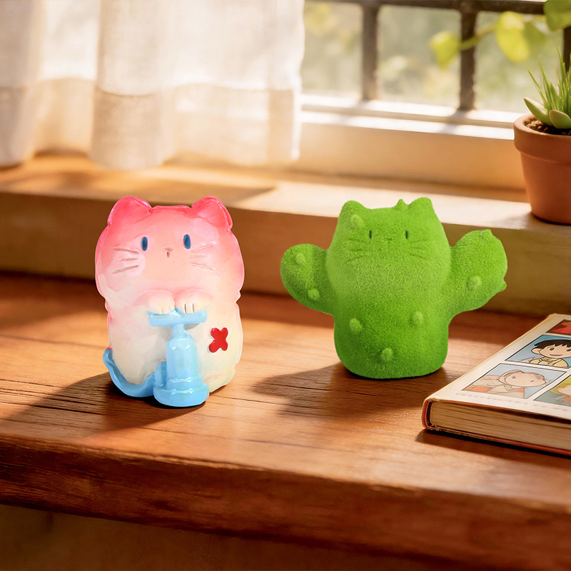 Figura de gato adorable en caj - Home Security Box reseña y precio