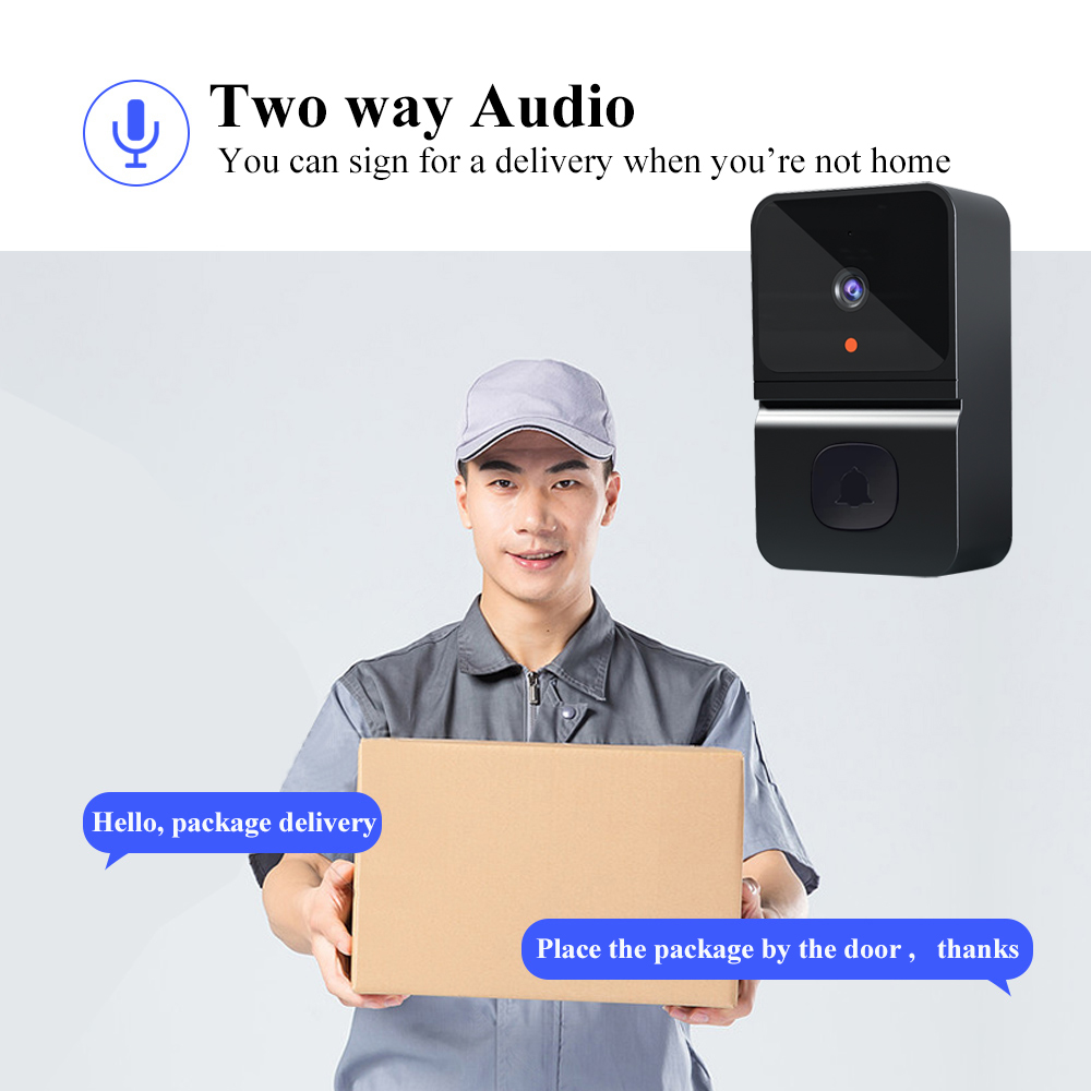 Timbre de vídeo WiFi para hoga - Home Security Ring Camera reseña y precio