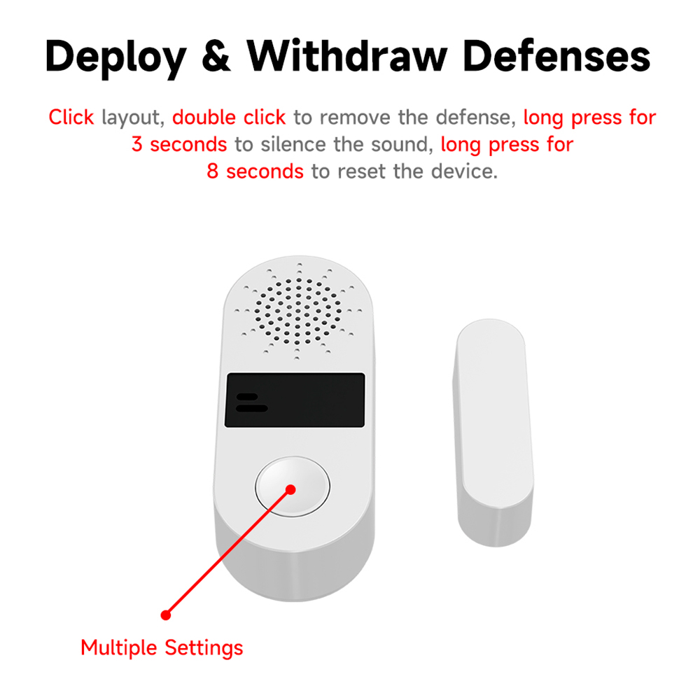 Sensor de Contacto Inalámbrico - Home Security Gate reseña y precio