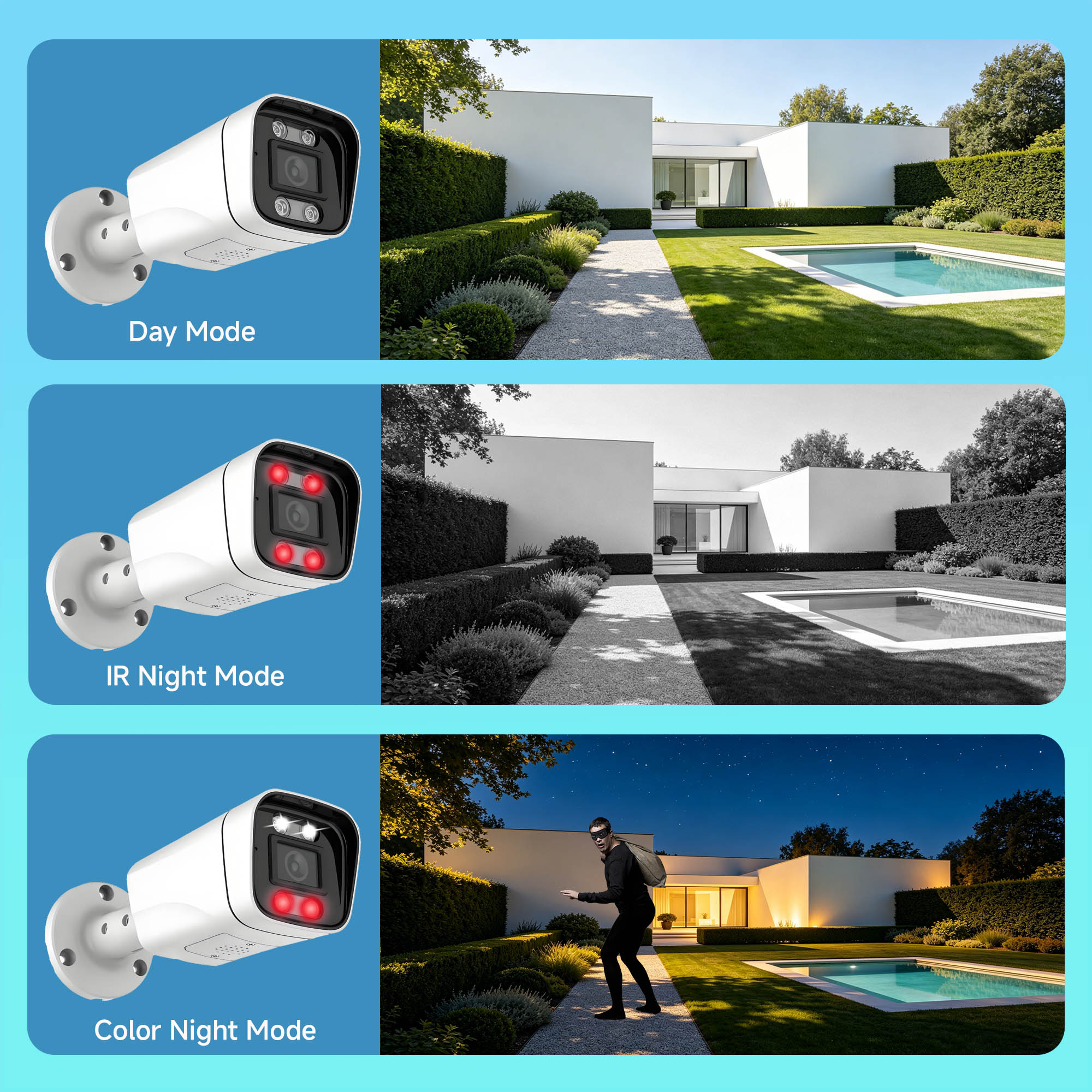 Sistema de Seguridad BFMore 8M - Home Security Video reseña y precio