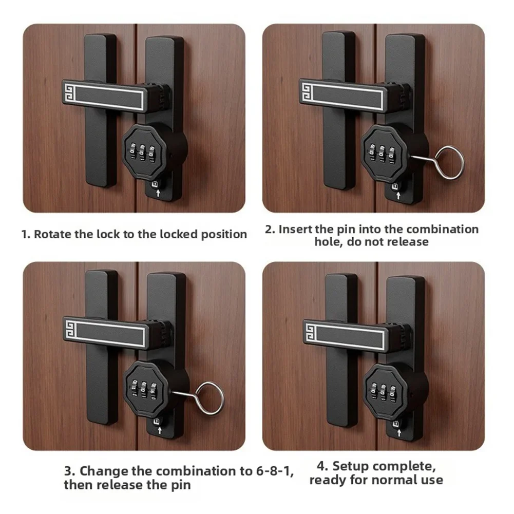 Cerradura de puerta con contra - Home Security Number reseña y precio