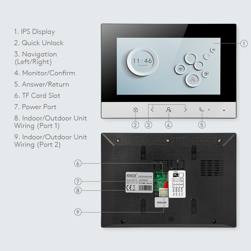 Monitor Interior Inteligente T - Home Security Video reseña y precio