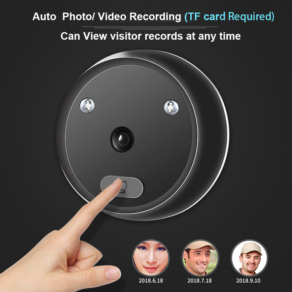 Video mirilla timbre cámara Vi - Home Security Ring Camera reseña y precio