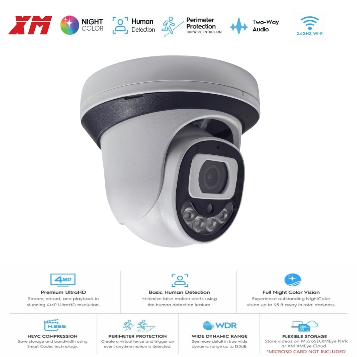 Cámara de Seguridad WiFi de 4M - Home Security Video Systems reseña y precio