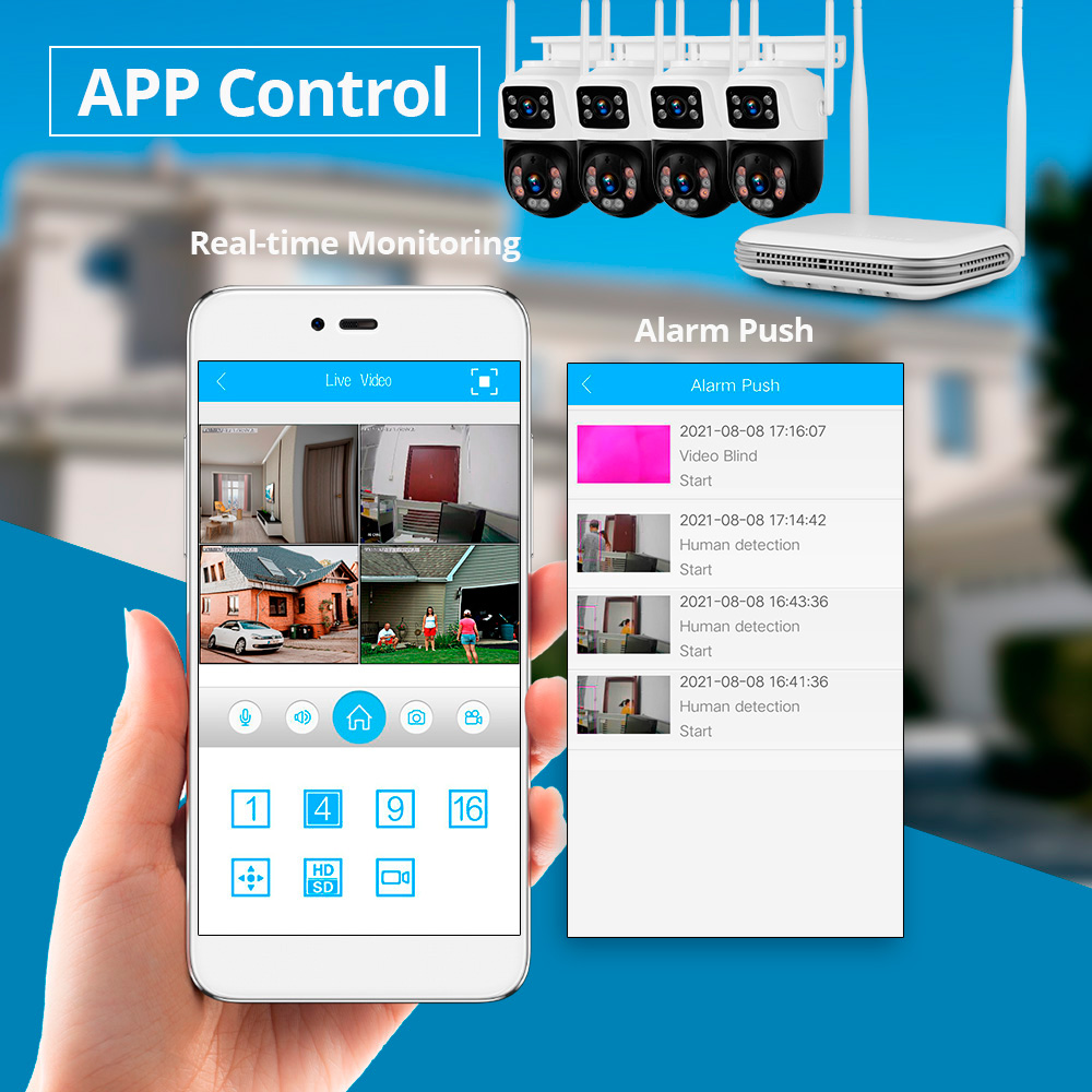 KERUI Impermeable 6MP HD Inalá - Home Security Video reseña y precio
