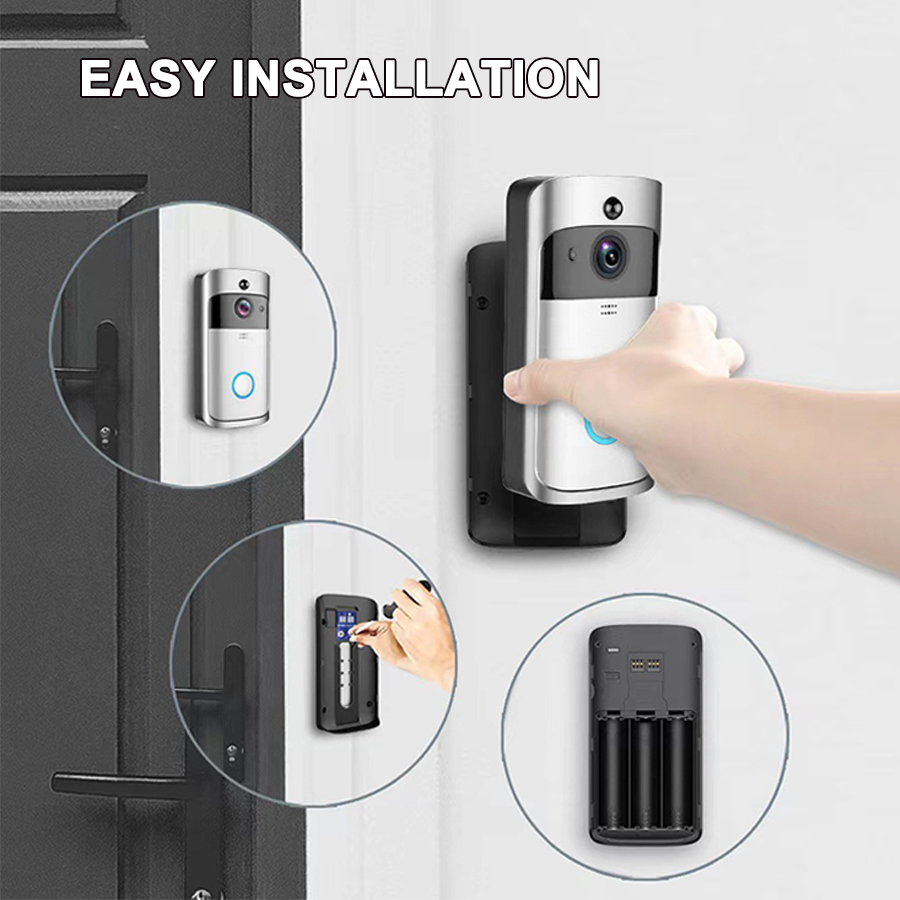 Timbre de Puerta Inteligente c - Home Security Ring Camera reseña y precio