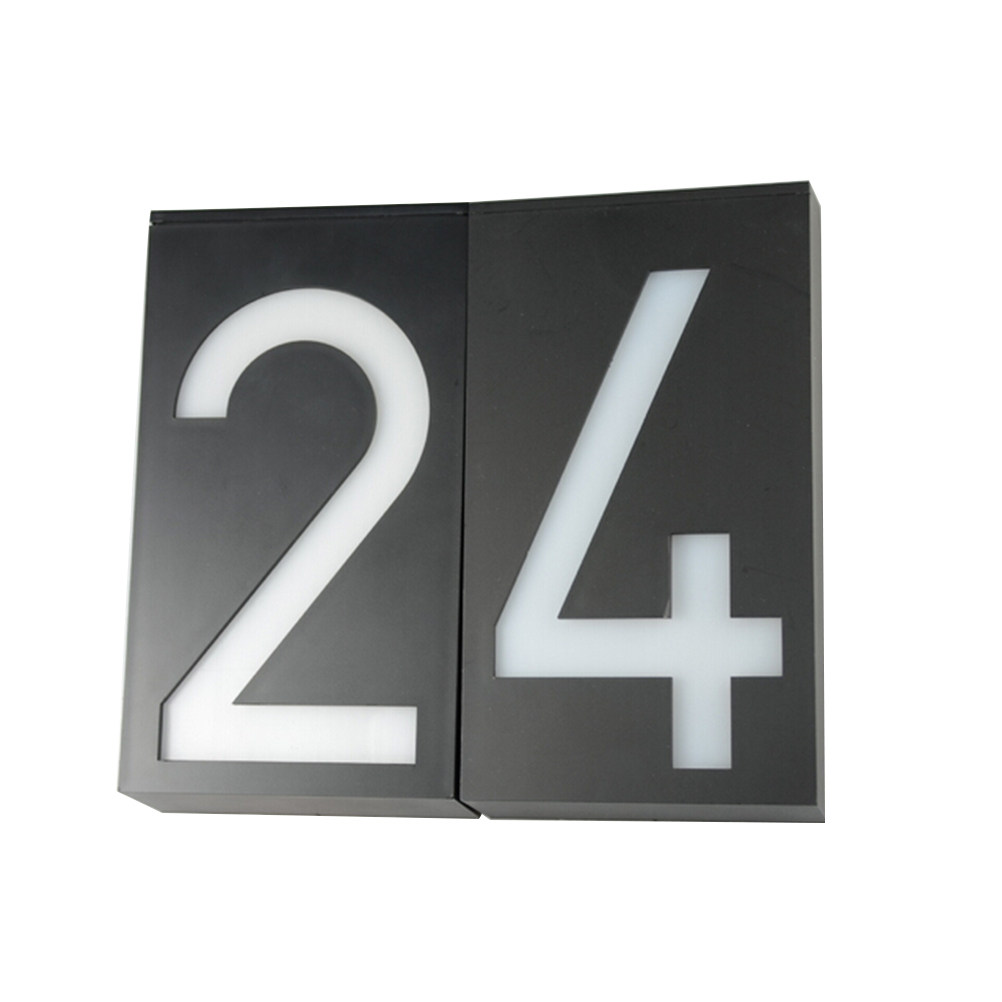 Luz solar para placa de puerta - Home Security Number reseña y precio