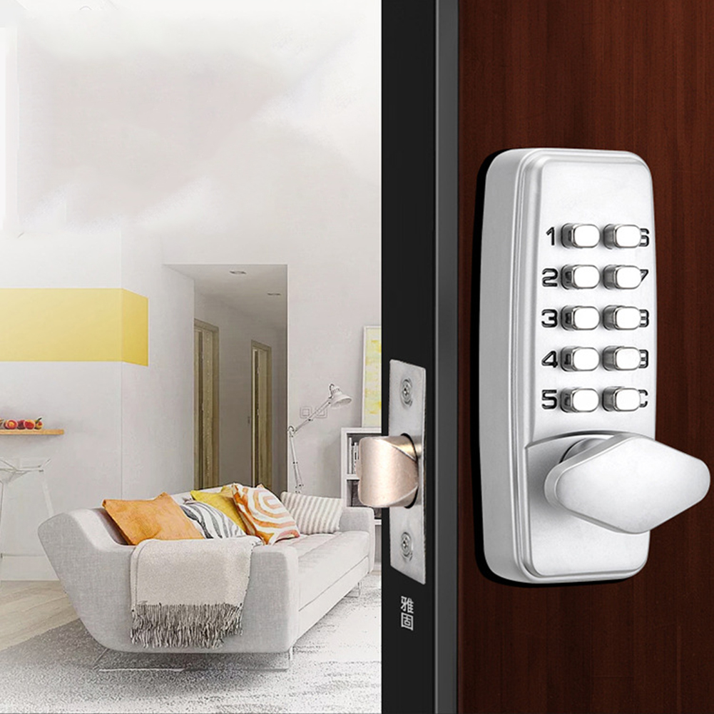 Cerradura de combinación mecán - Home Security Number reseña y precio