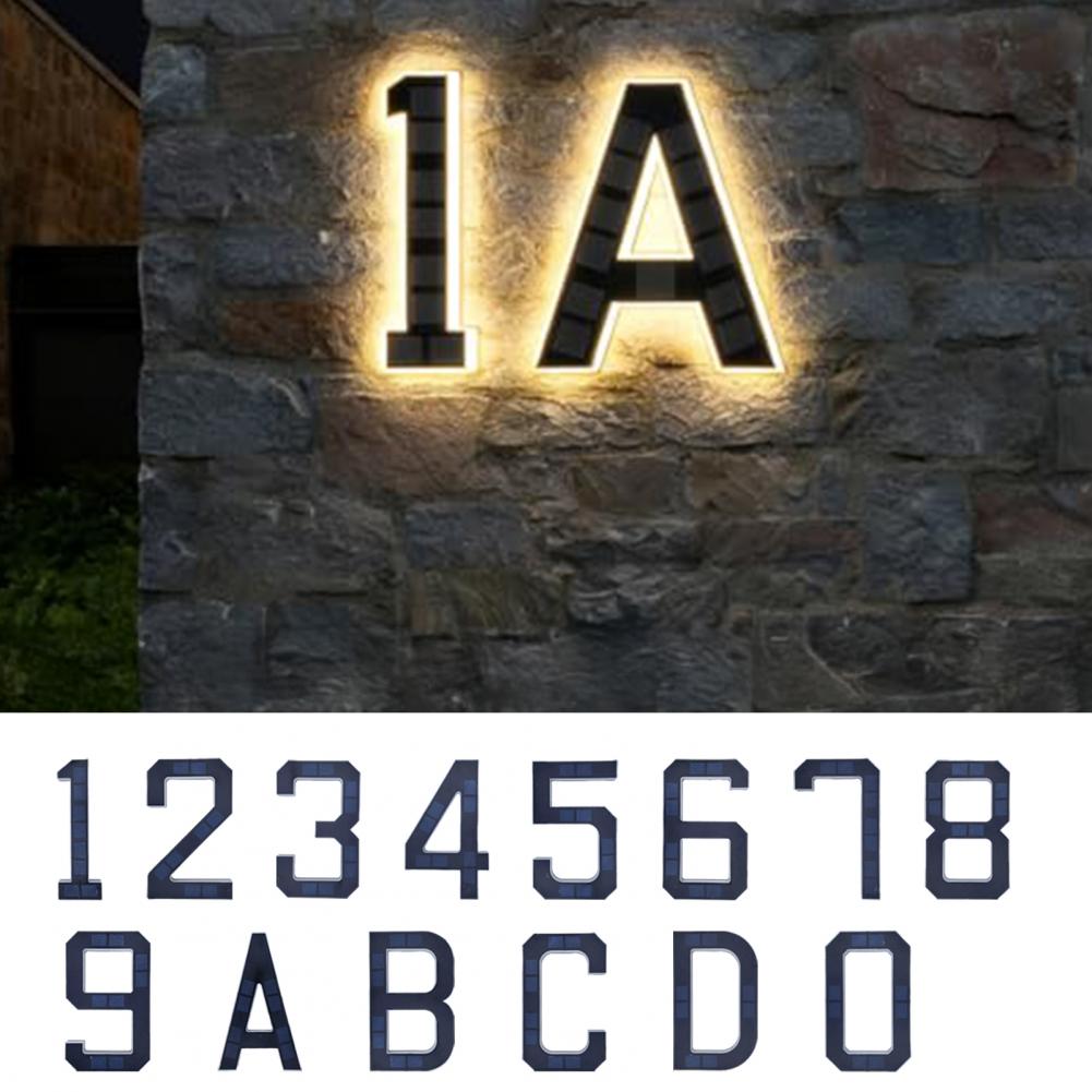Letrero de Número de Casa con  - Home Security Number reseña y precio