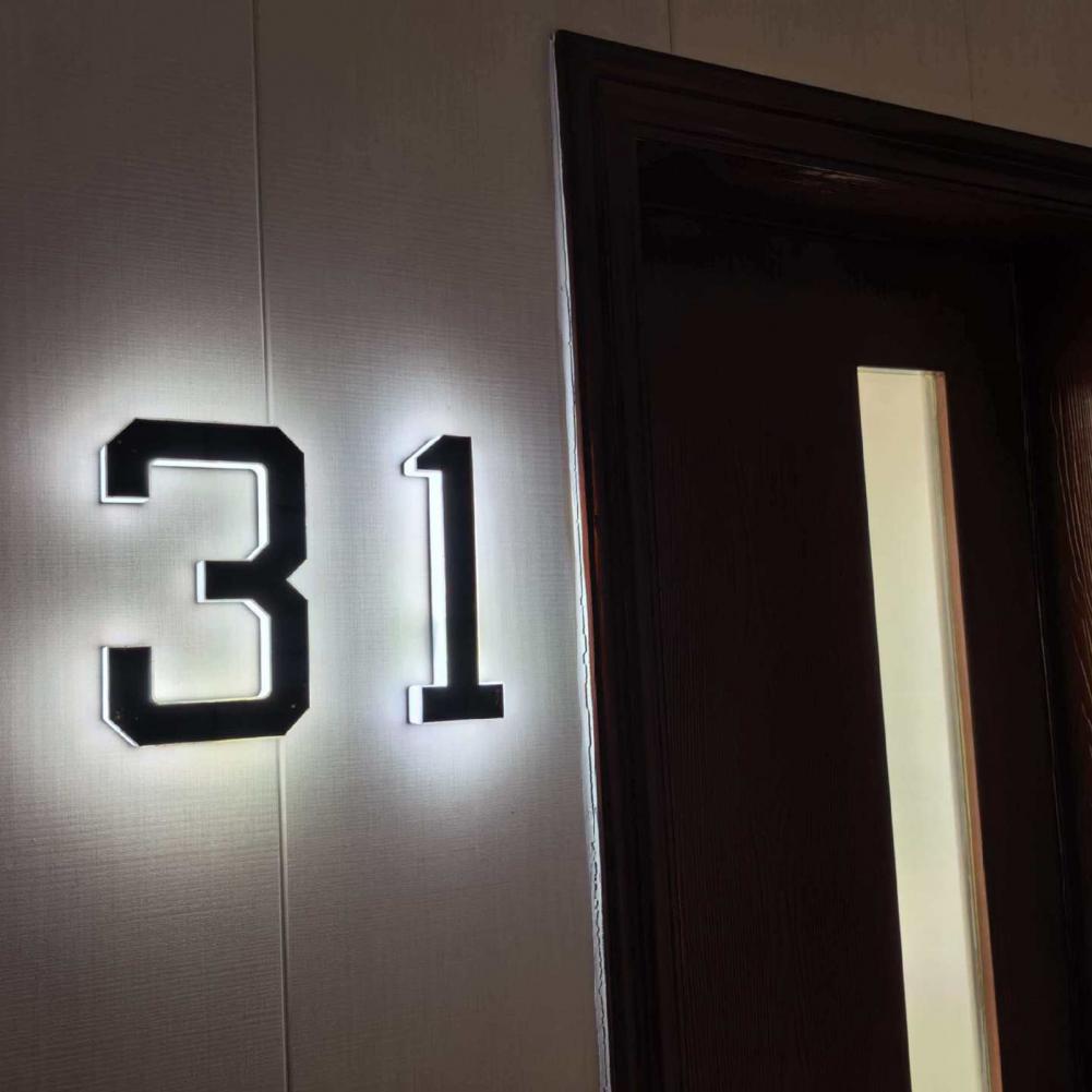 Letrero de Número de Casa con  - Home Security Number reseña y precio