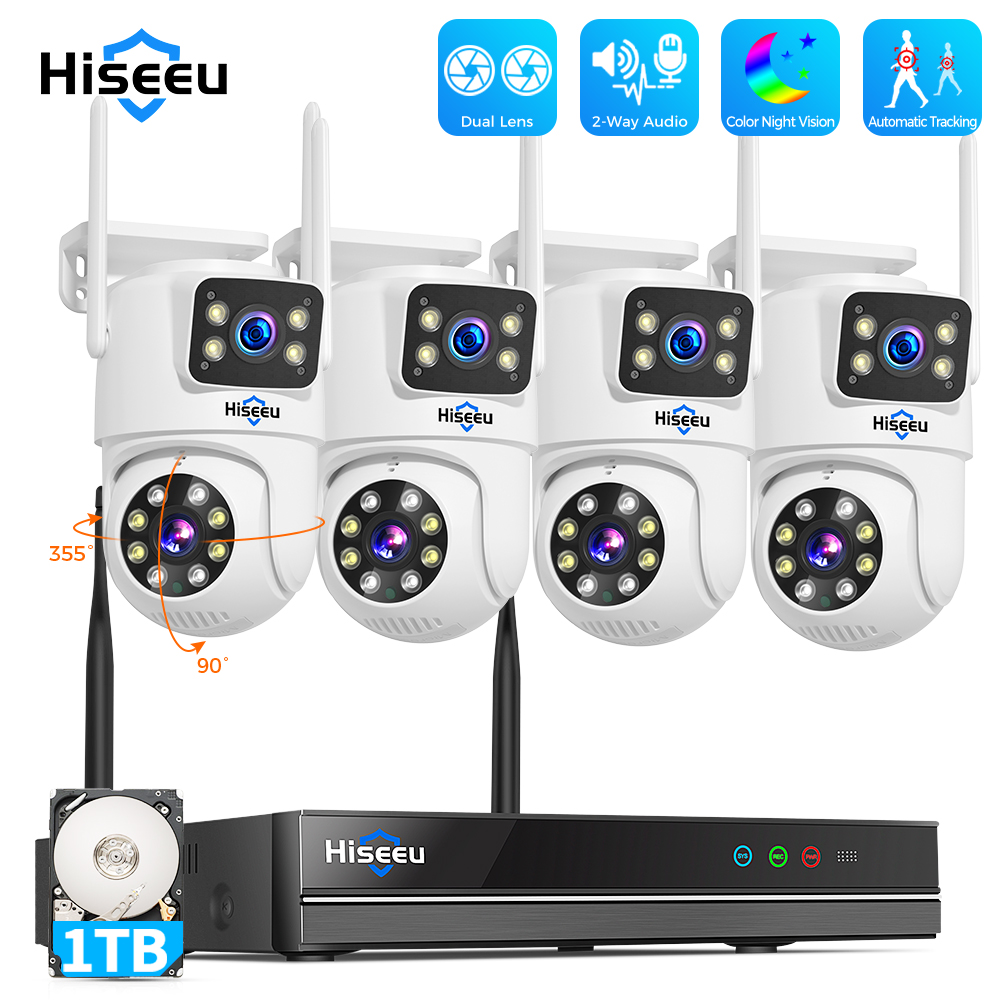 Kit de Sistema de Seguridad co - Home Security Wifi Camera reseña y precio