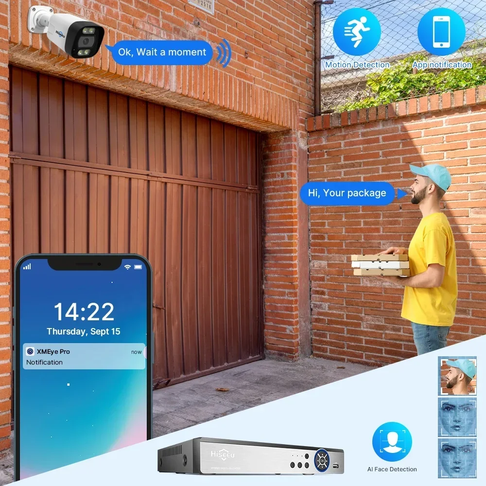 Hiseeu Kit de Sistema de Segur - Home Security And Camera System reseña y precio