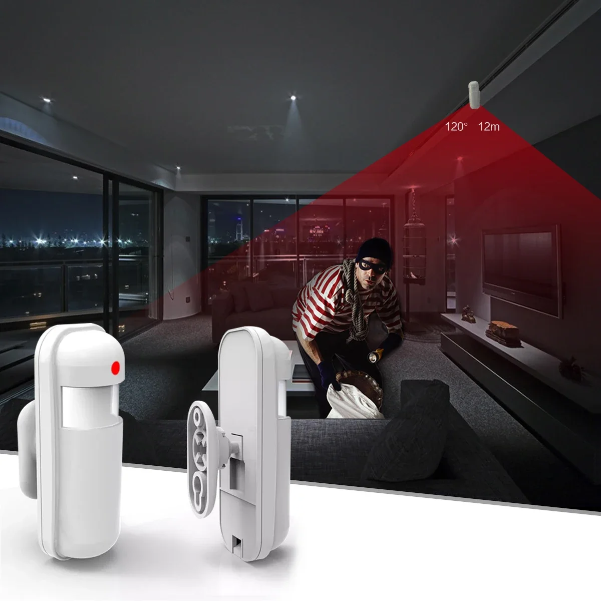 Mini Detector infrarrojo PIR i - Home Security Installation reseña y precio