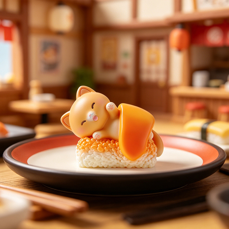 Caja Sorpresa Sushi Cat, Figur - Home Security Box reseña y precio