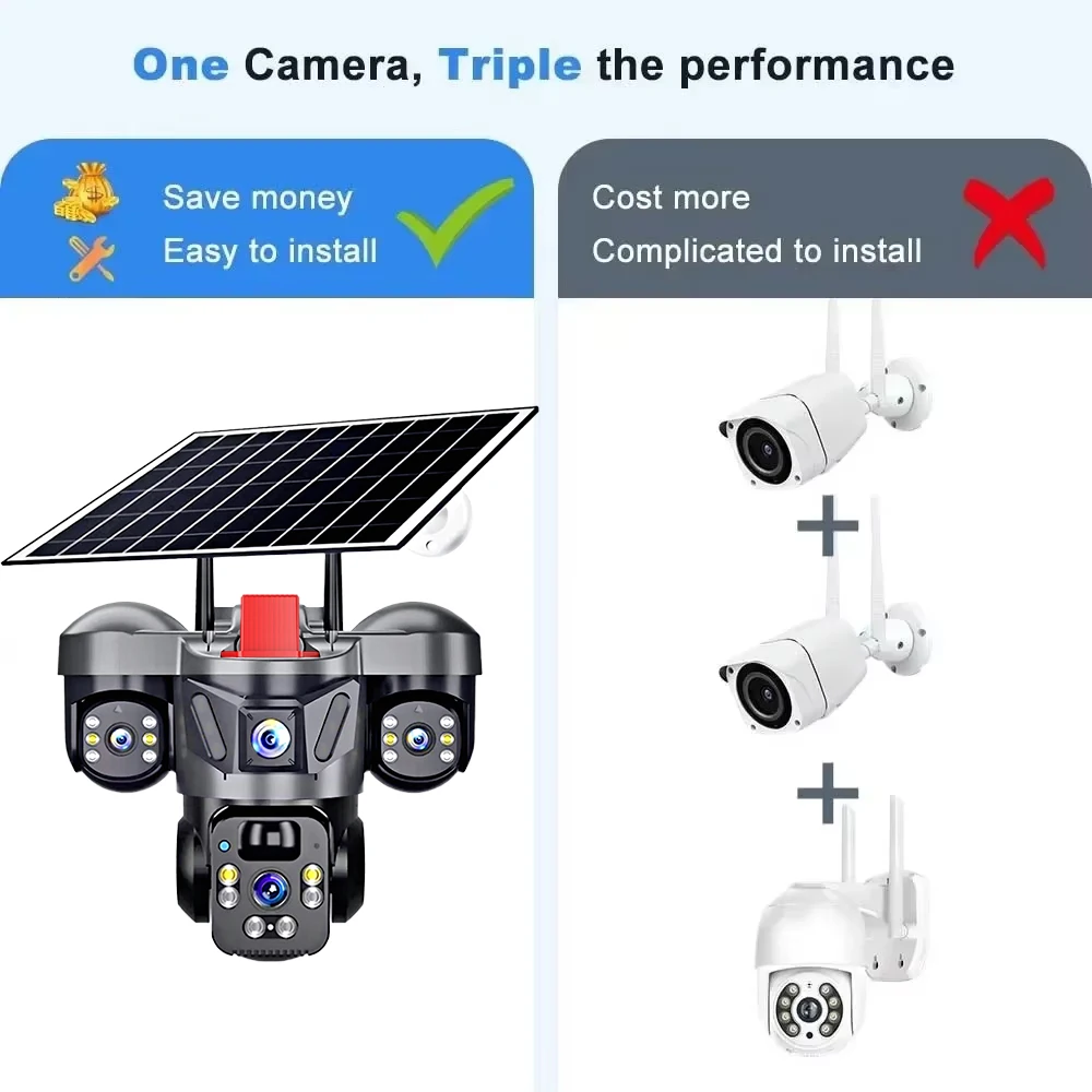 KERUI-cámara PTZ para exterior - Home Security Video reseña y precio