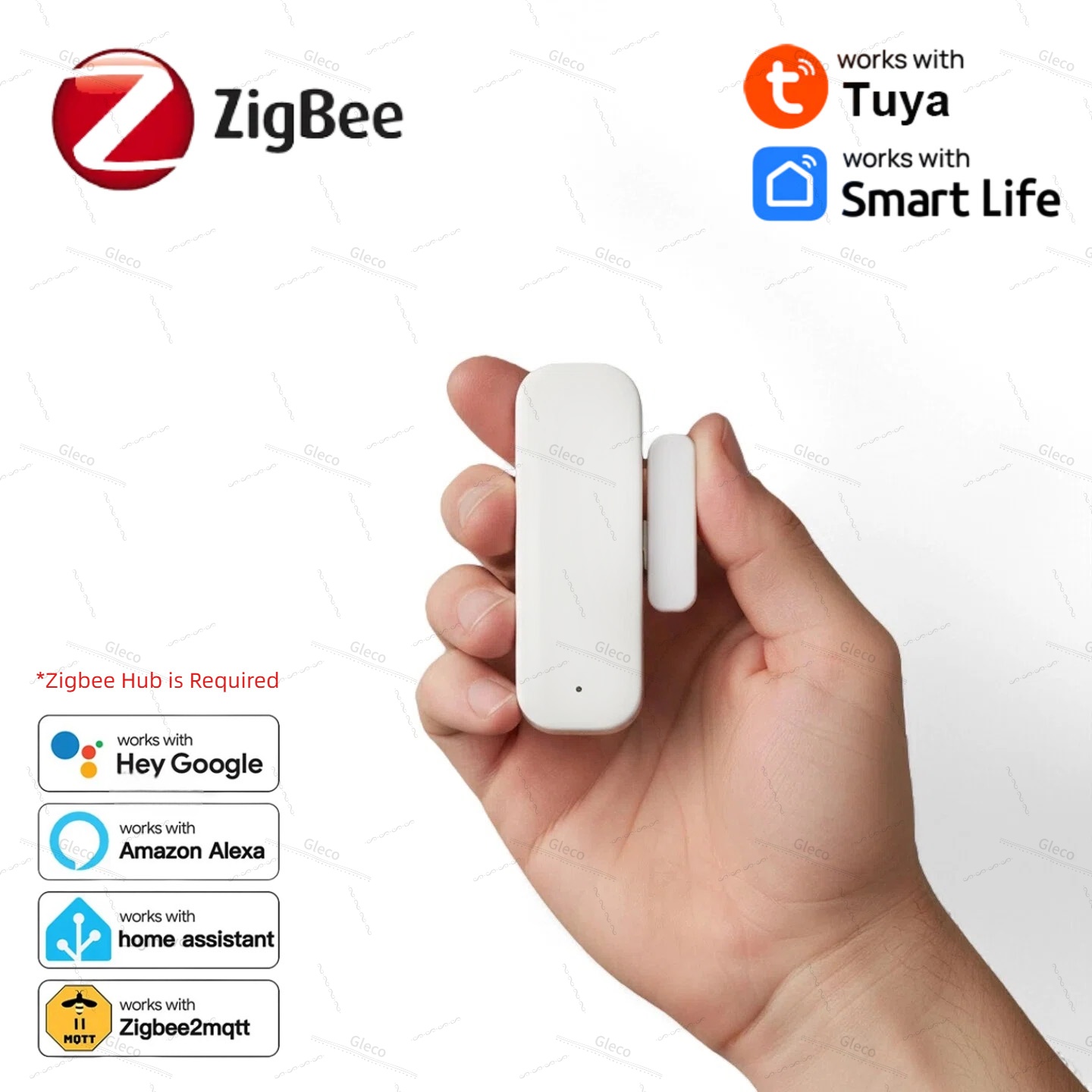 Tuya Zigbee Sensor de ventana  - Home Security Gate reseña y precio