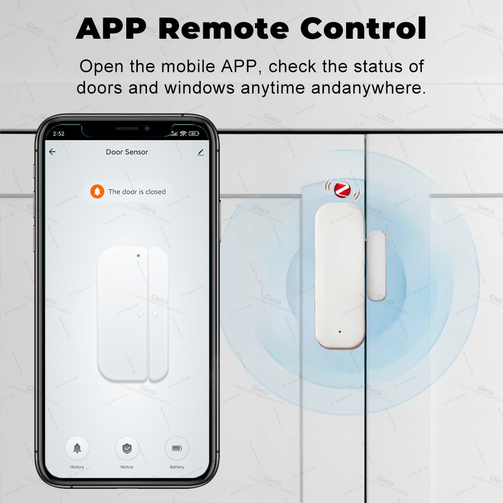 Tuya Zigbee Sensor de ventana  - Home Security Gate reseña y precio
