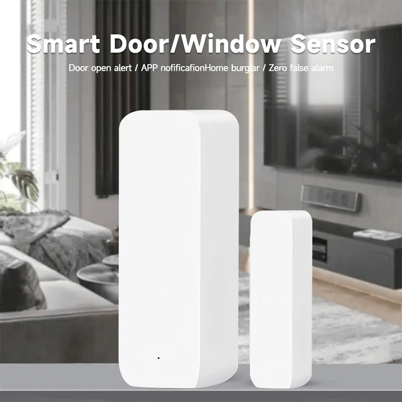 Tuya-Sensor de puerta intelige - Home Security Installation reseña y precio