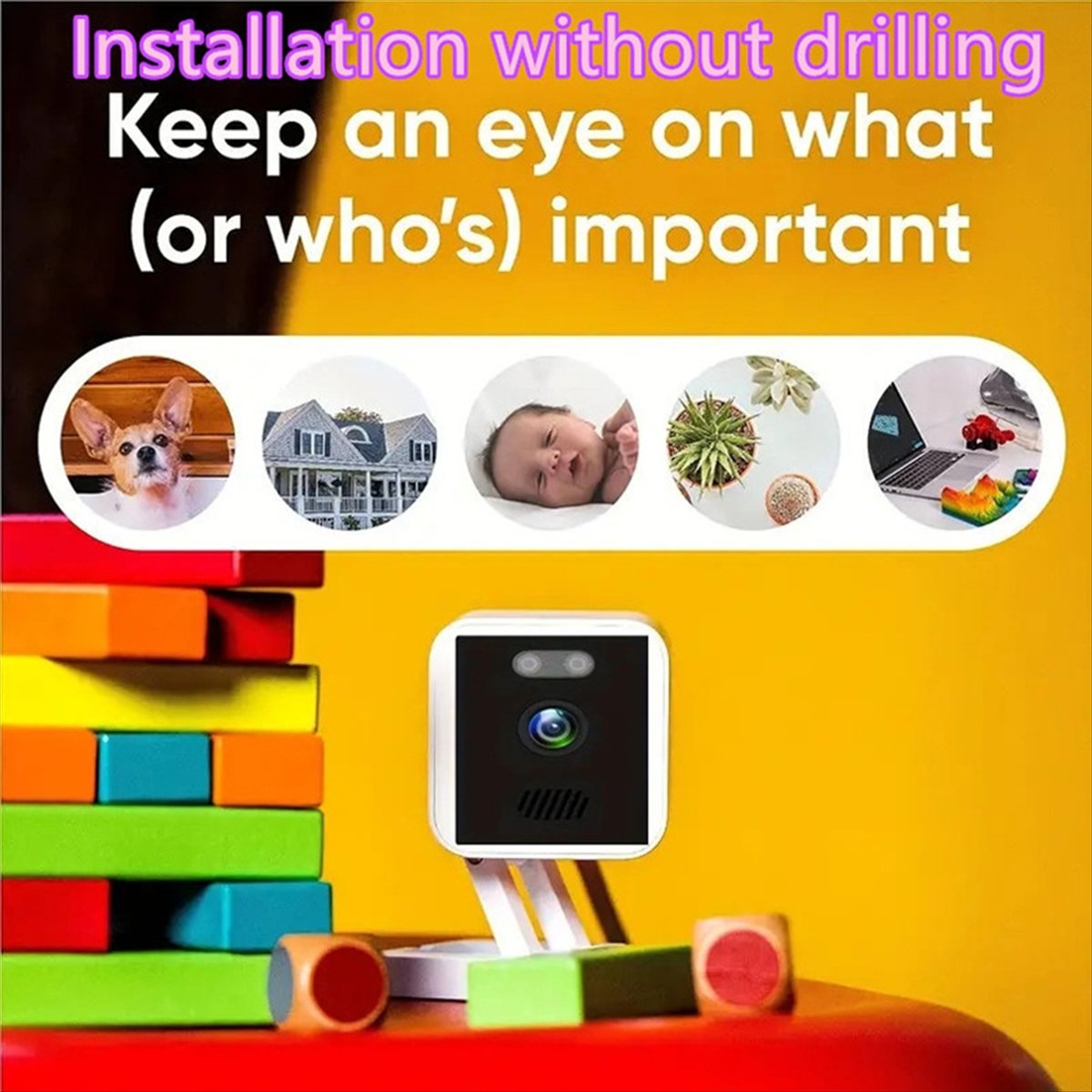 Cámara IP HD A73T, inalámbrica - Home Security Video reseña y precio